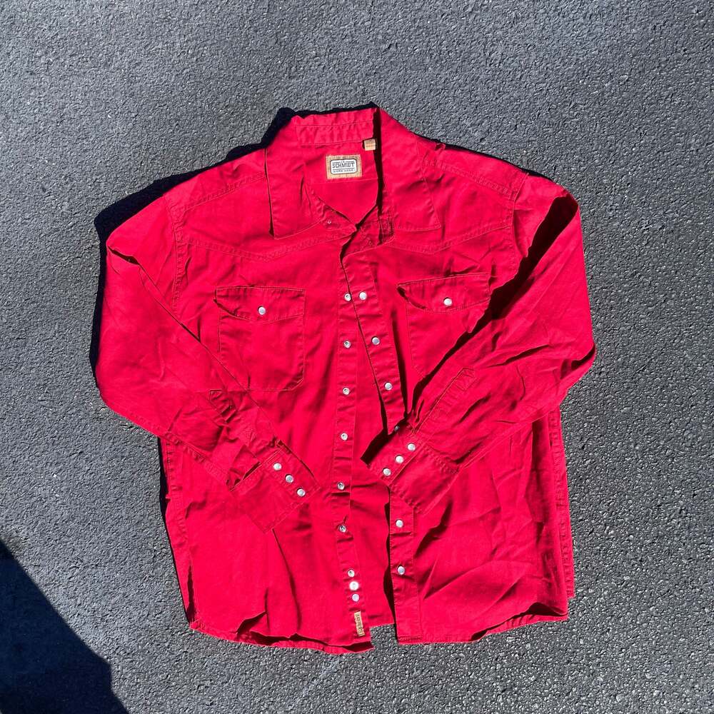 Western Pearl Snap Shirt, XL
